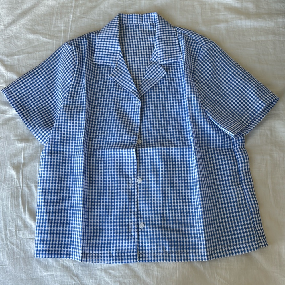 Cute blue blouse
